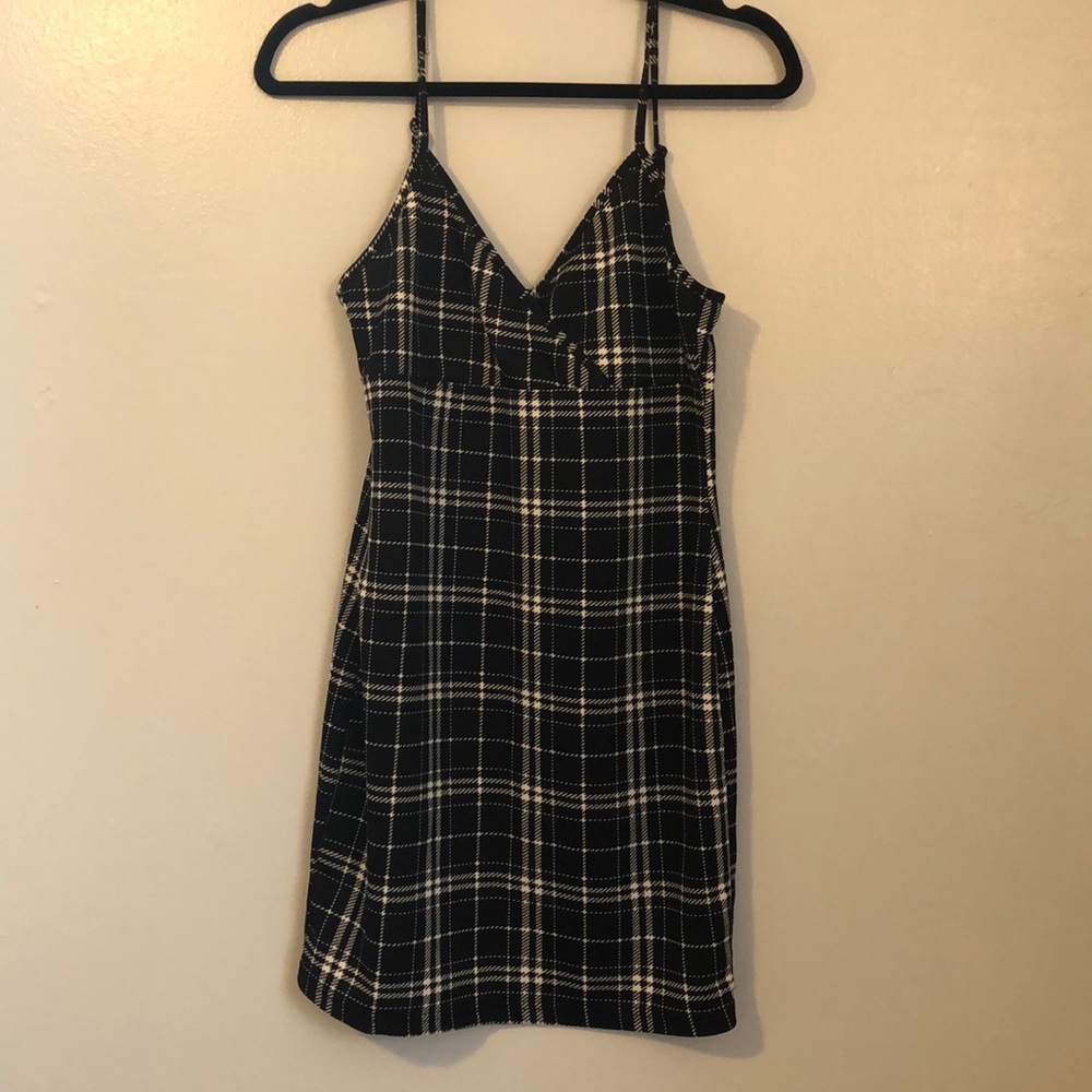 Plaid Bodycon Dress